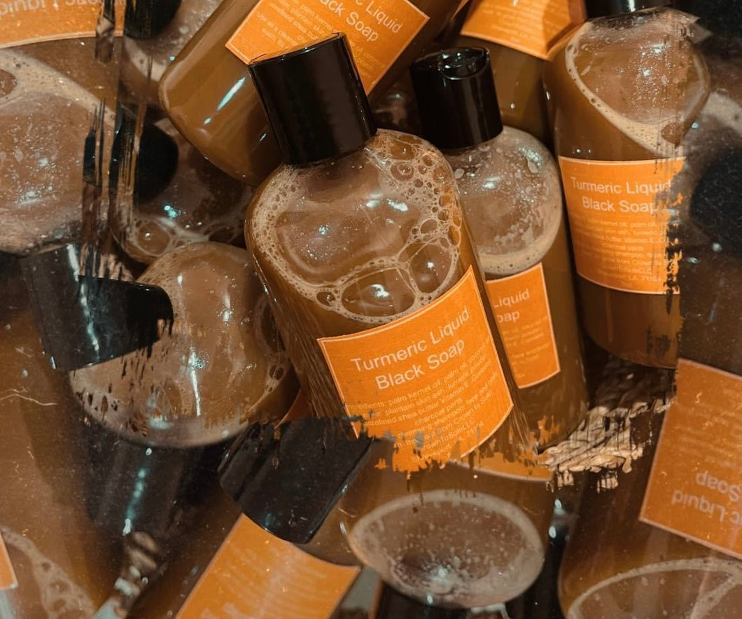 Turmeric Liquid Black Soap