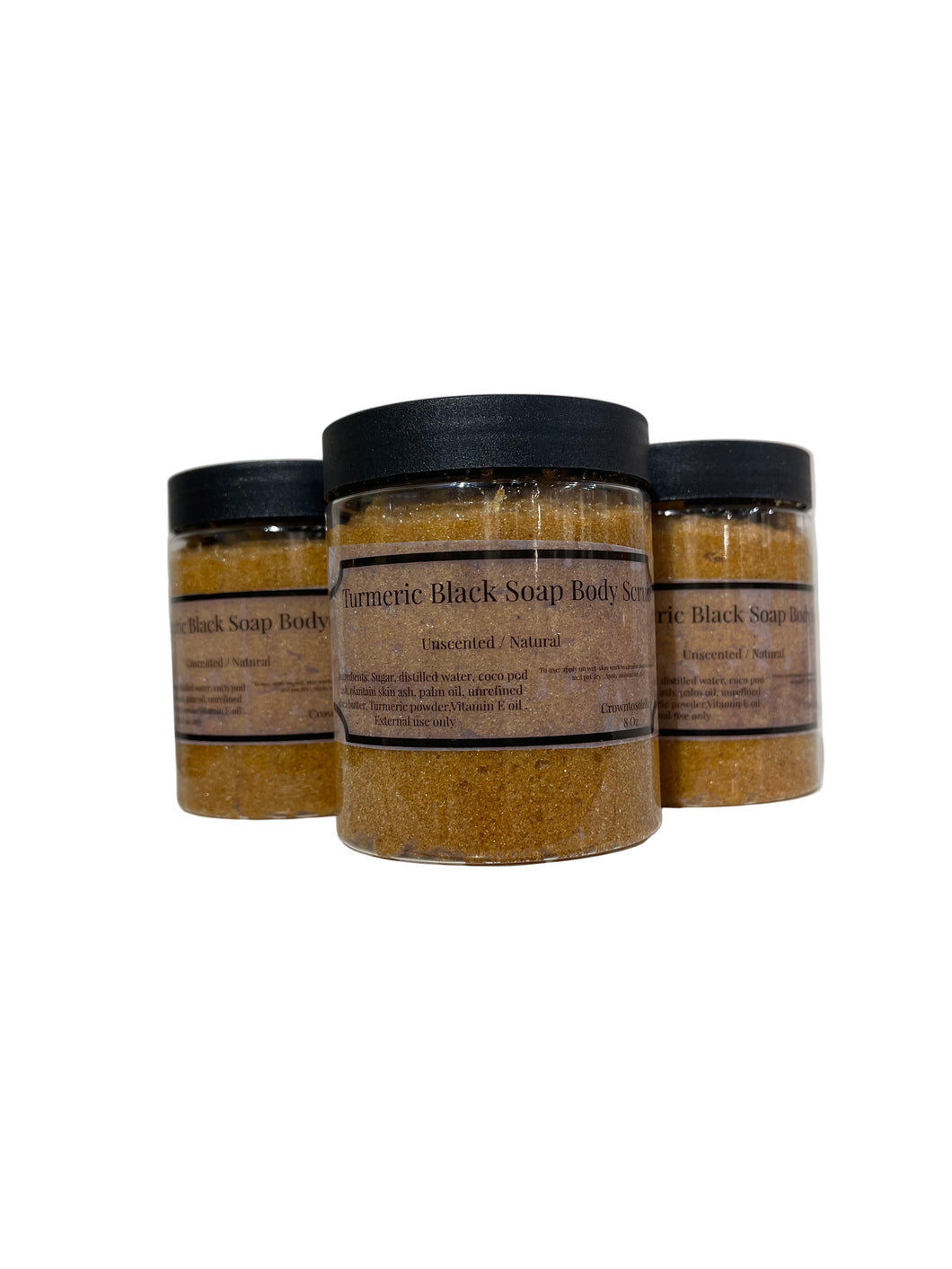 Tumeric African Black Soap Scrub